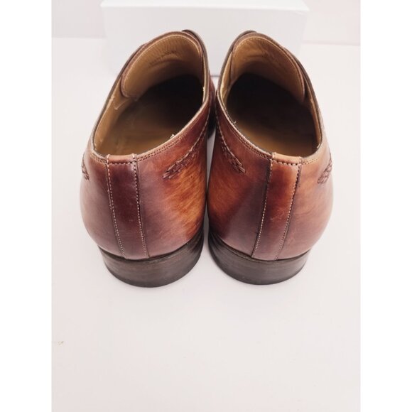 Magnanni Cordero Medallion Toe Derby Cognac Brown 20598 Brogue Dress Shoes 11 M - Picture 12 of 14